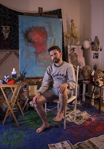 Henry in the Studio