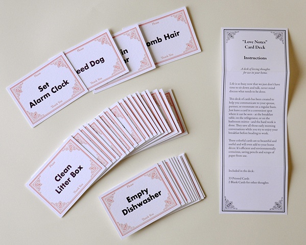 "Love Notes" Card Deck