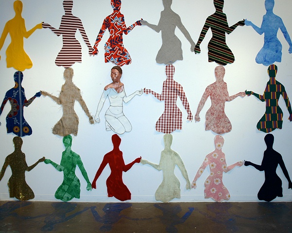 Aisha Tandiwe Bell illustrating Multiple Identity