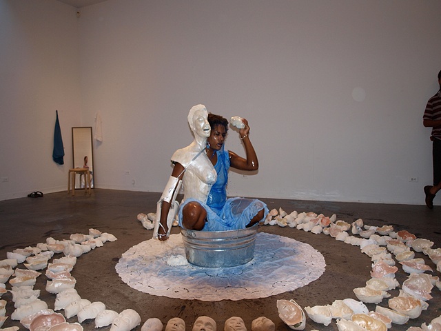 Aisha Tandiwe Bell Performance, Curated  Derrick Adams for Corridor Gallery