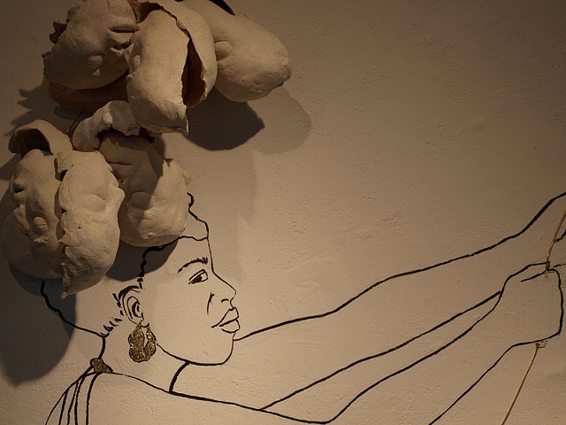 Installation By Aisha Tandiwe Bell at Henry Street settlements Abrons Art Center