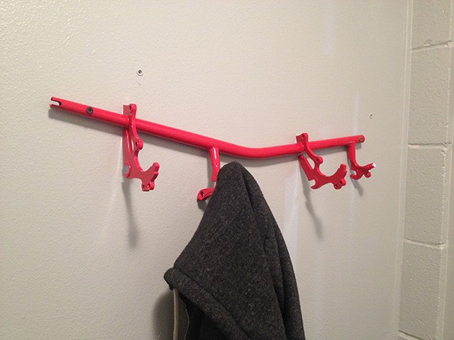 Waterford Precision Cycles coat hanger
