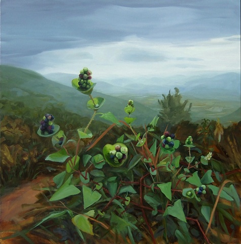 contemporary landscape painting invasive species