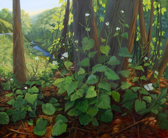 contemporary landscape painting invasive species