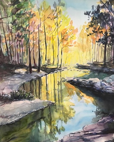 Paint Creek in the Fall IV