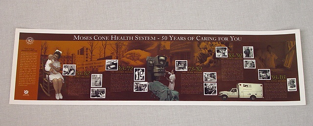 Moses Cone Hospital Full Wall Display