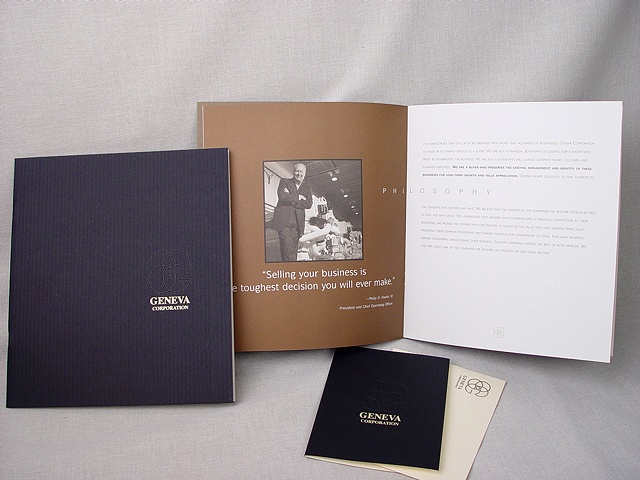 Geneva Company Brochure/Folder with Inserts