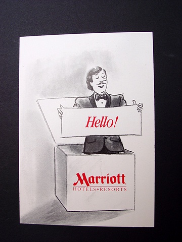 Cartoon Postcards for Marriott 1