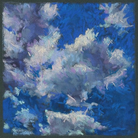 Clouds- Clearing (on Green)_6x6