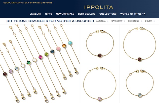 Ippolita Mother Daughter Birthstone Bracelets