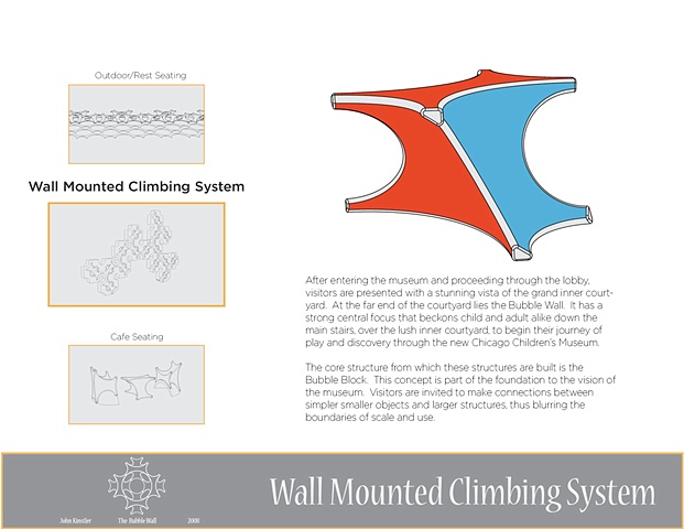 Bubble Wall: Seating + Climbing System