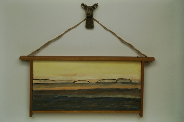 December Fileds With Deer