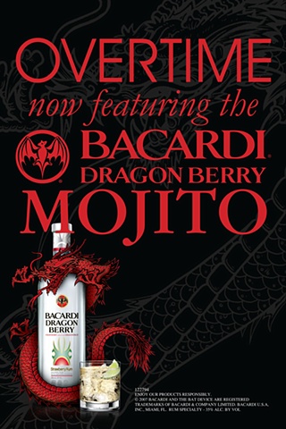 Bacardi Dragon Berry promo