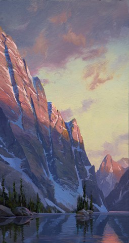 "Fjord in the Light of Dawn"