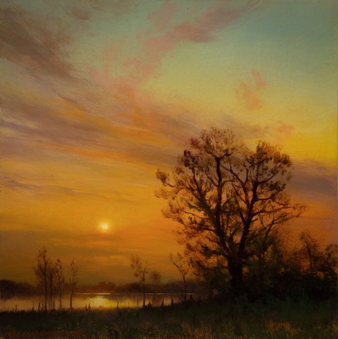 "Lakeside Dusk"