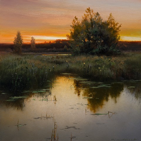 "Spencer Creek at Dusk "
