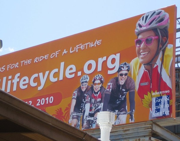 Utac Cycling team ALC billboard