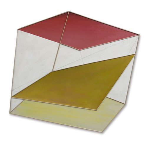 painting sculpture, geometric painting, sculpture, fluctuating space