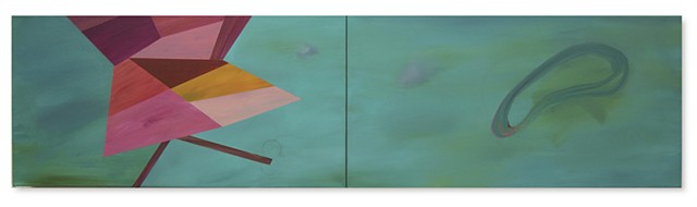 Beachair No.1, Mosaic, Diptych