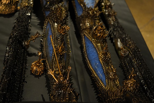 Detail of <About the Excavated Souls of My Kind Grandma and the Birds Buried Alive with Her>