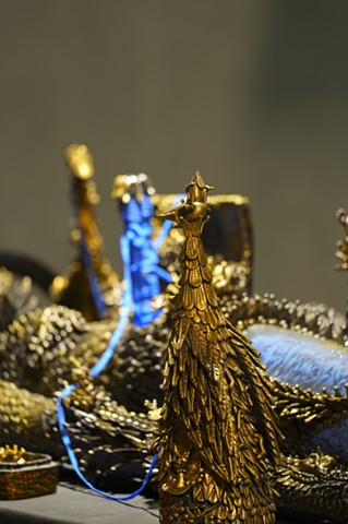 Detail of <About the Excavated Souls of My Kind Grandma and the Birds Buried Alive with Her>