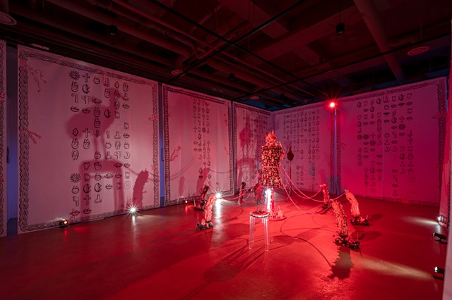Installation view of World War −III½