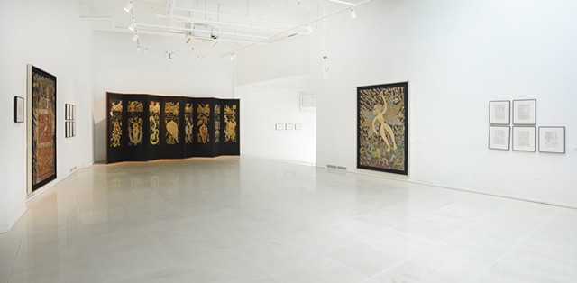 Installation view of <Rites for Eternally Enshrining Our Female Ancestors’ Tablets>