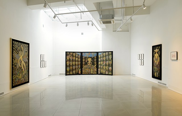 Installation view of <Rites for Eternally Enshrining Our Female Ancestors’ Tablets>