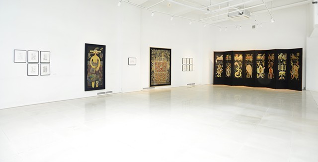 Installation view of <Rites for Eternally Enshrining Our Female Ancestors’ Tablets>