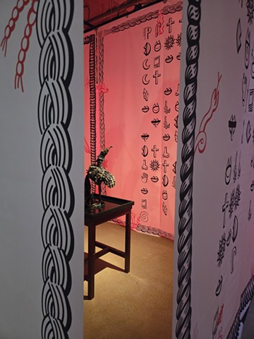 Installation view of <World War −III½>