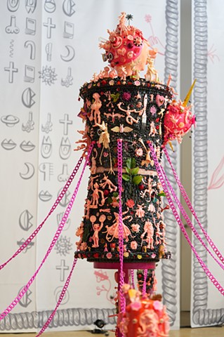 Detail of <The Whole World on My Body 2.0>