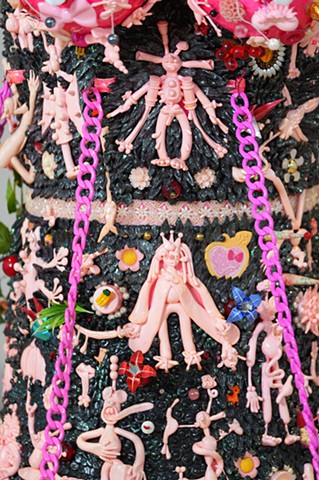 Detail of <The Whole World on My Body 2.0>