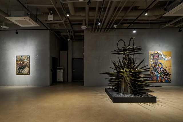 Installation view of <Excavating Future Species>