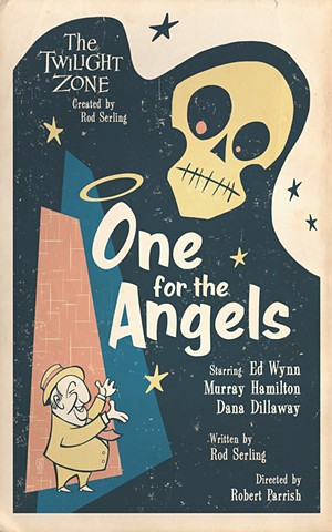 twilight zone one for the angels poster print by stephen andrade art