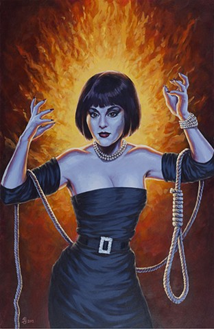The White Widow by Stephen Andrade Clue Gallery1988 G1988 2015 Madeline Kahn