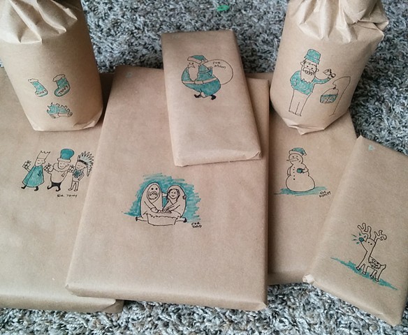 Gift Wrap Doodles
