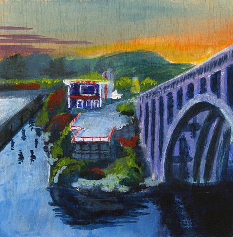 Behind the Bridge at Depoe Bay