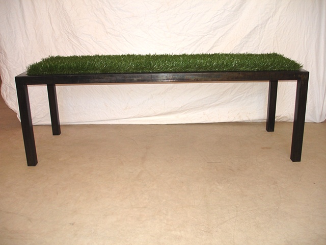 Grass bench