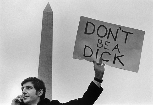 Don't be a Dick, Women's March, Washington DC