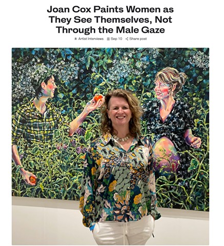 Joan Cox Paints Women as They See Themselves, Not Through the Male Gaze