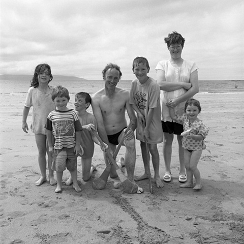 Family With Hurleys  Galway, Ireland