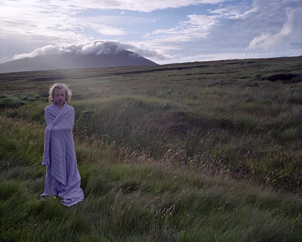 Elizabeth with Blanket, Achill Is., Co. Mayo, IRE
