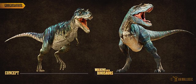 gorgosaurus:  Walking with dinosaurs 3d movie