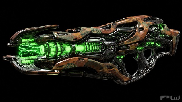 fusion-powered blaster