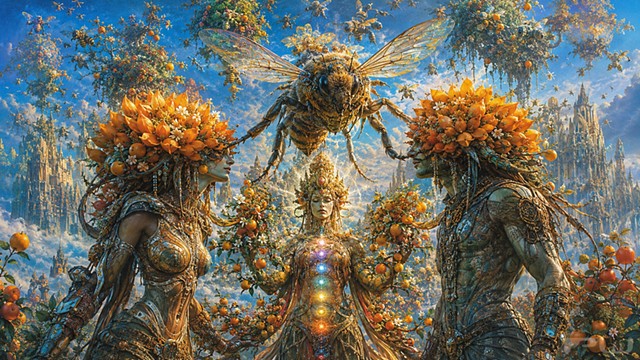 the orange tree