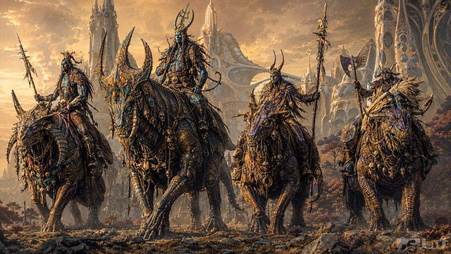 the pale procession