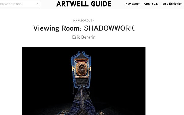 Artwell Magazine, "Shadowwork," Listing 

