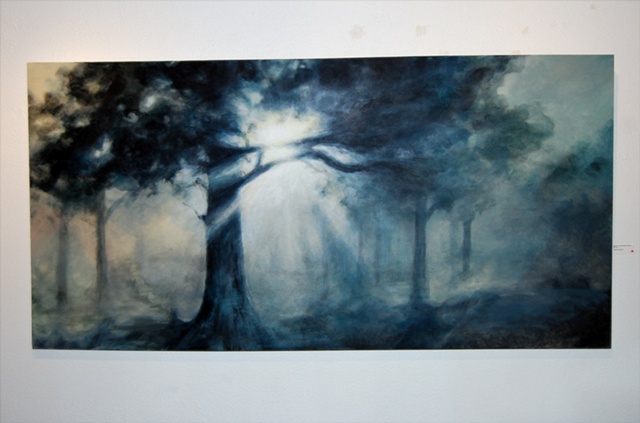 Acrylic Painting, muse, tree, trees, nature, inspiration, epiphany by Jessica Schramm