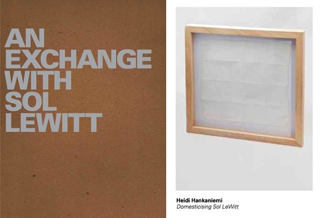 An Exchange with Sol LeWitt,
Massachusetts Museum of Contemporary Art