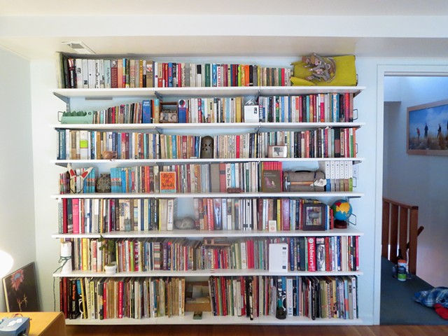 Bedroom bookshelves, after Aguilar